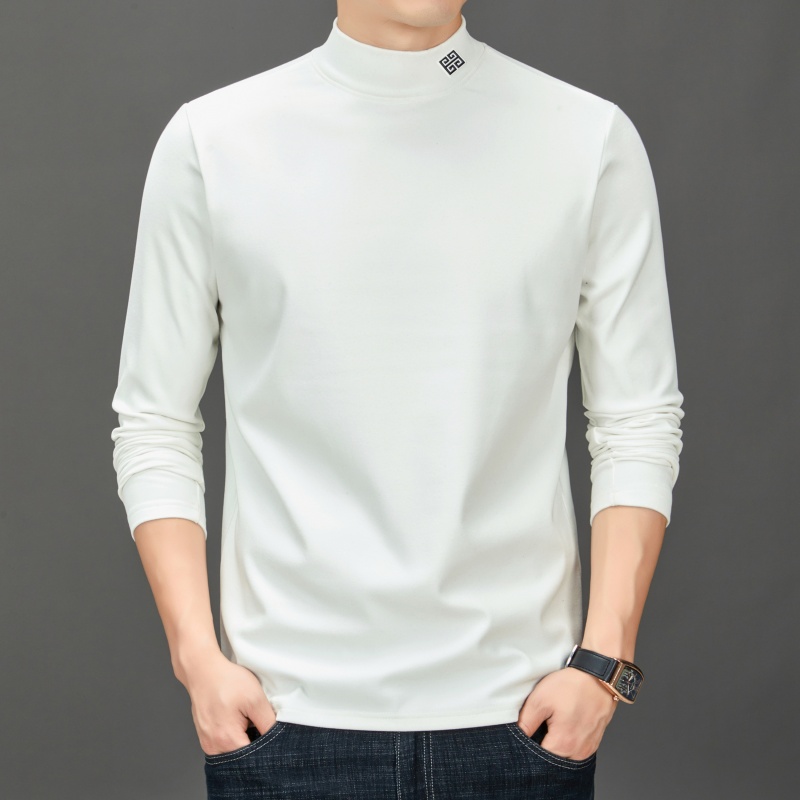 Winter Clothing Men - Men's Fashion Trend Solid Color Semi
