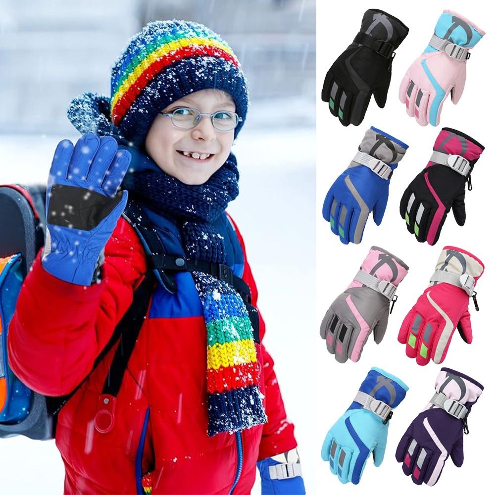 Waterproof Mitten Ski - Windproof Children Ski Gloves Non-slip Waterproof