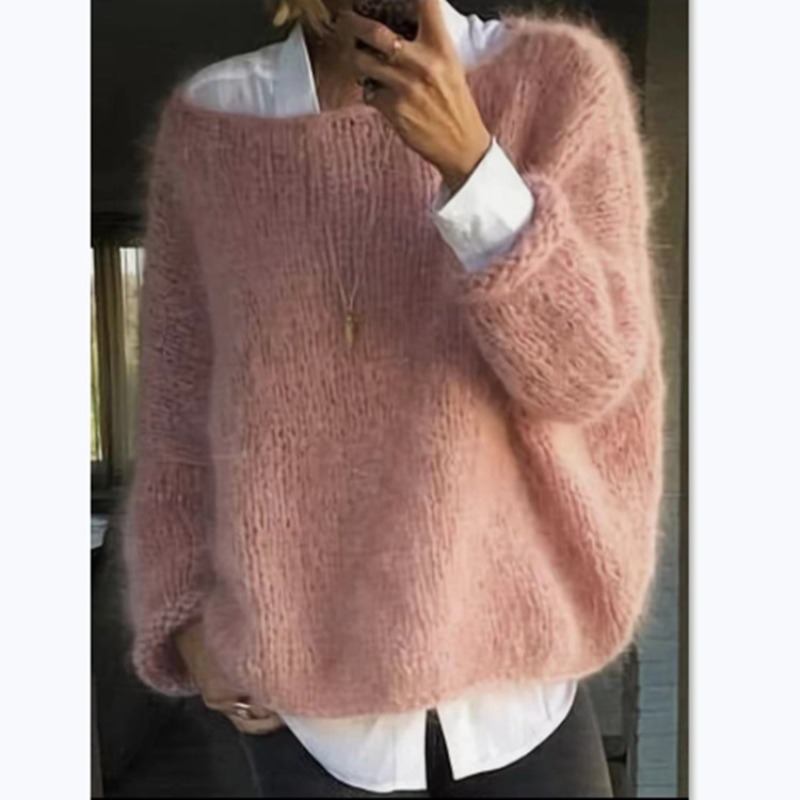 Winter Clothing Trends - Fluffy Sweater Women Autumn Winter Knit