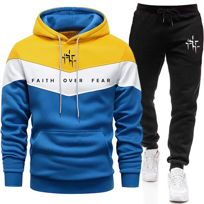 Faith Over Fear Men's Tracksui - Winter Clothing Pants recension och pris