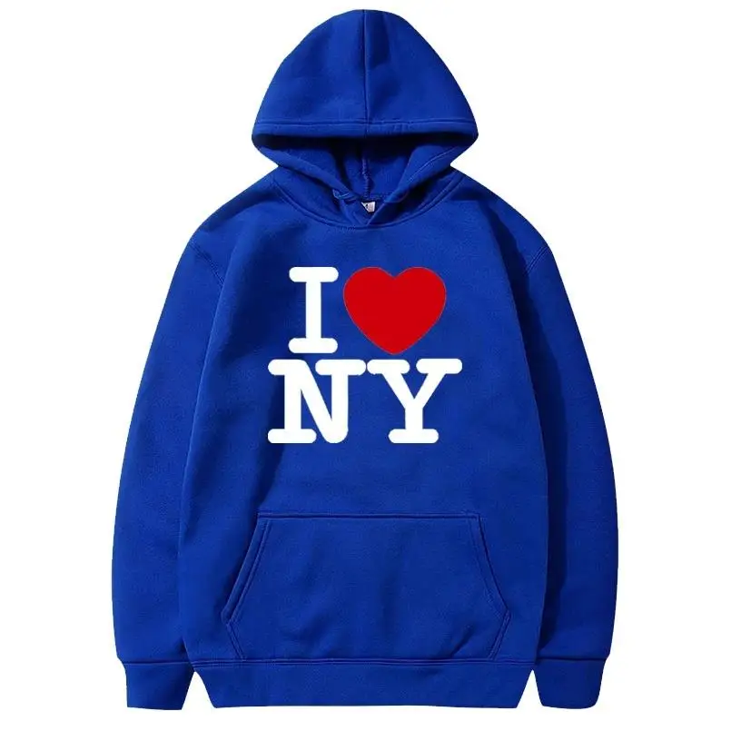 I Love New York Pritned Hoodie - Winter Clothing New York recension och pris