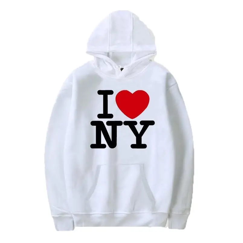 I Love New York Pritned Hoodie - Winter Clothing New York recension och pris