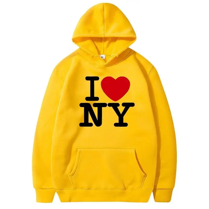 I Love New York Pritned Hoodie - Winter Clothing New York recension och pris