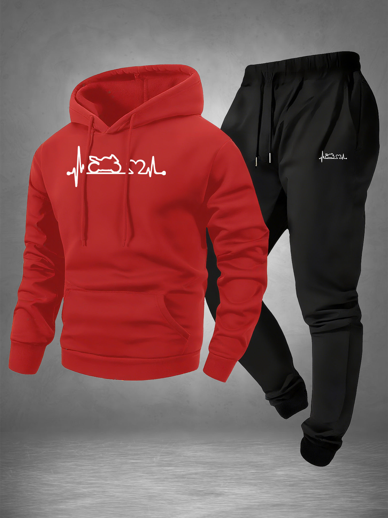 Men 2‑Piece Motorcycle Heartbe - Winter Clothing Men recension och pris