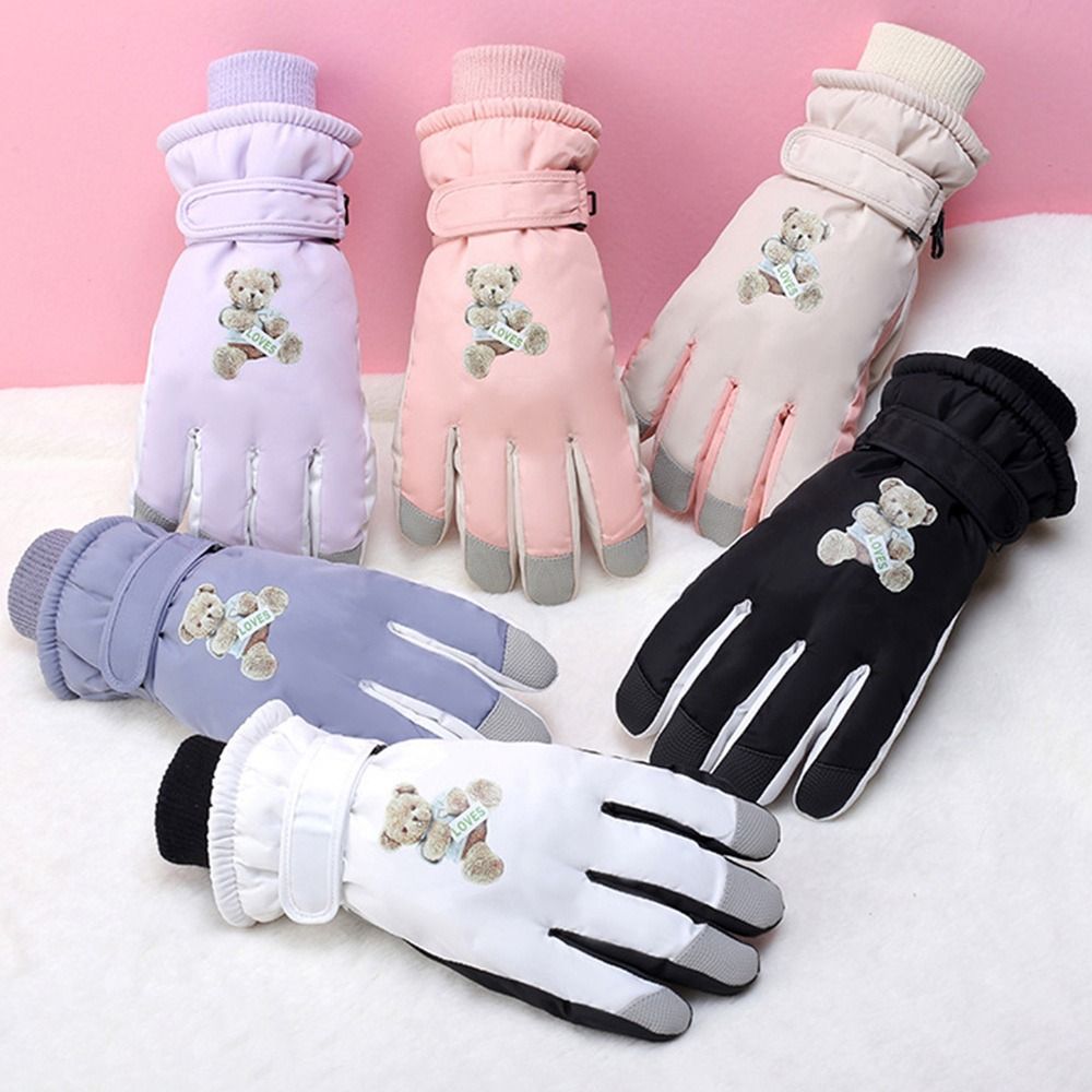Cute Warm Children Ski Gloves  - Waterproof Mitten Ski recension och pris