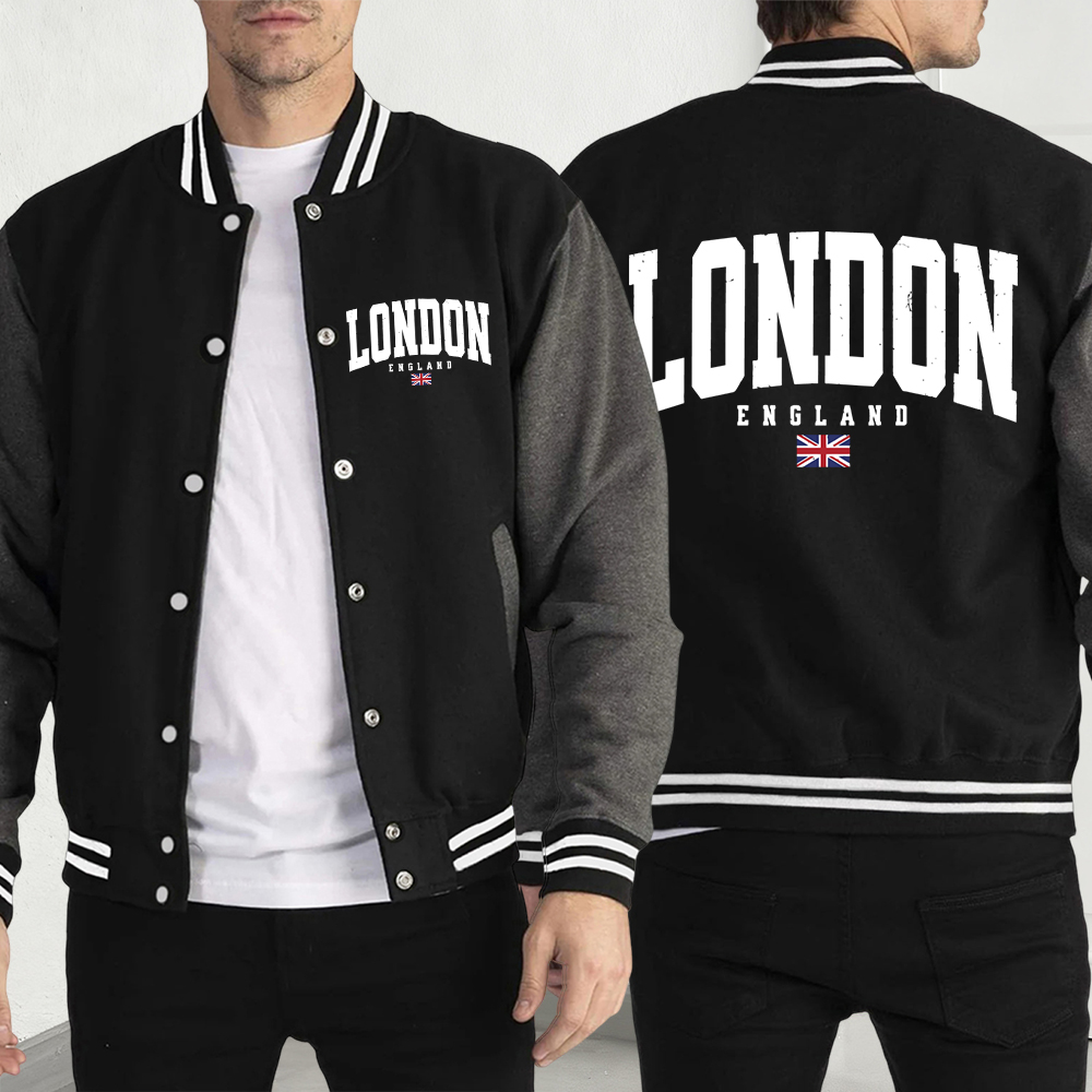 London England Flag Men Jacket - Winter Clothing London recension och pris