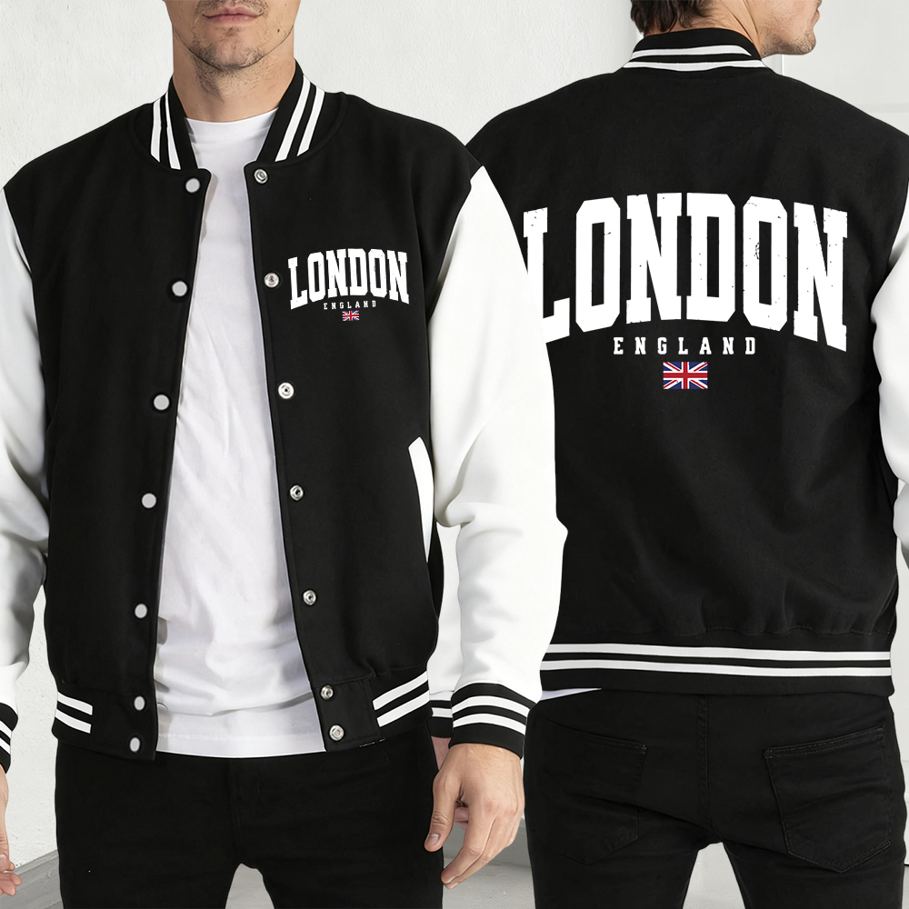 London England Flag Men Jacket - Winter Clothing London recension och pris