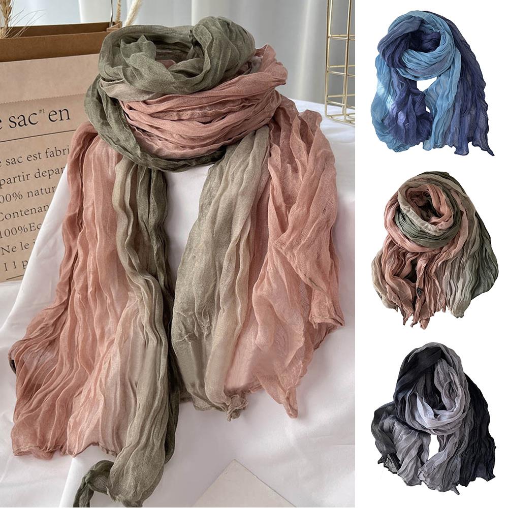 Scarf cotton and linen gradual - Winter Clothing Trends recension och pris