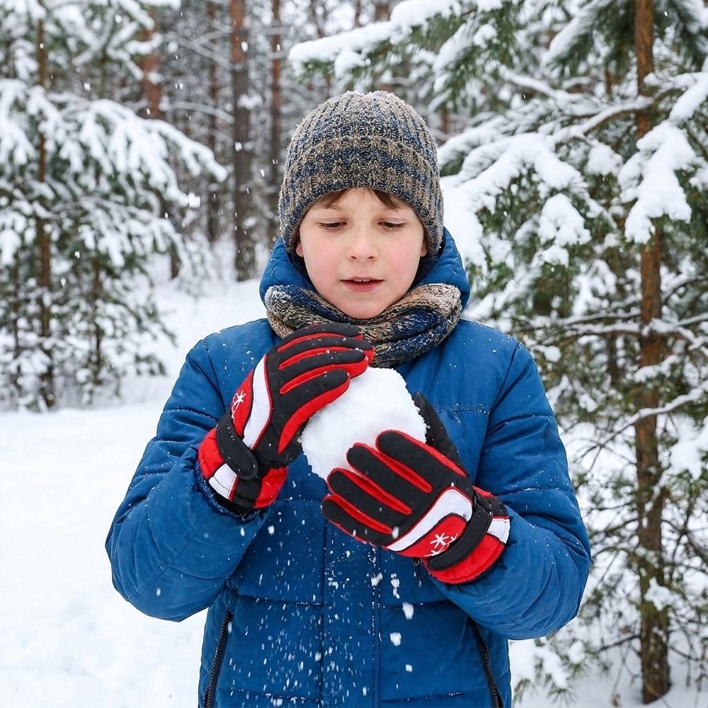Fashion Warm Children Ski Glov - Waterproof Mitten Ski recension och pris