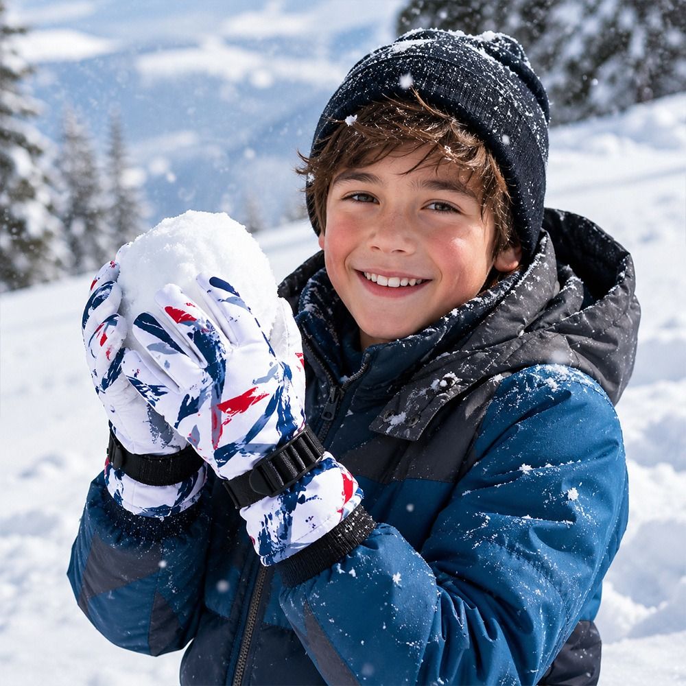 Fashion Warm Children Ski Glov - Waterproof Mitten Ski recension och pris