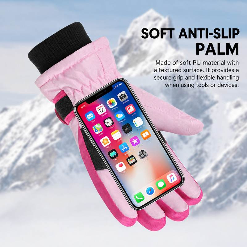 Kids Winter Ski Gloves Waterpr - Waterproof Mitten Ski recension och pris