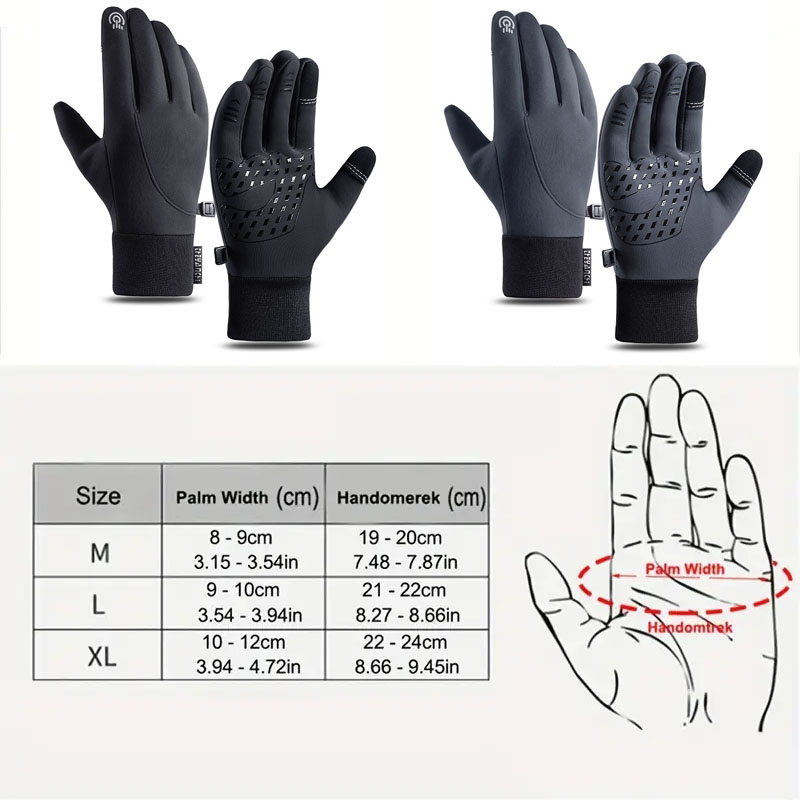 GTUBIKE Autumn Winter Men Wome - Waterproof Mitten Ski recension och pris