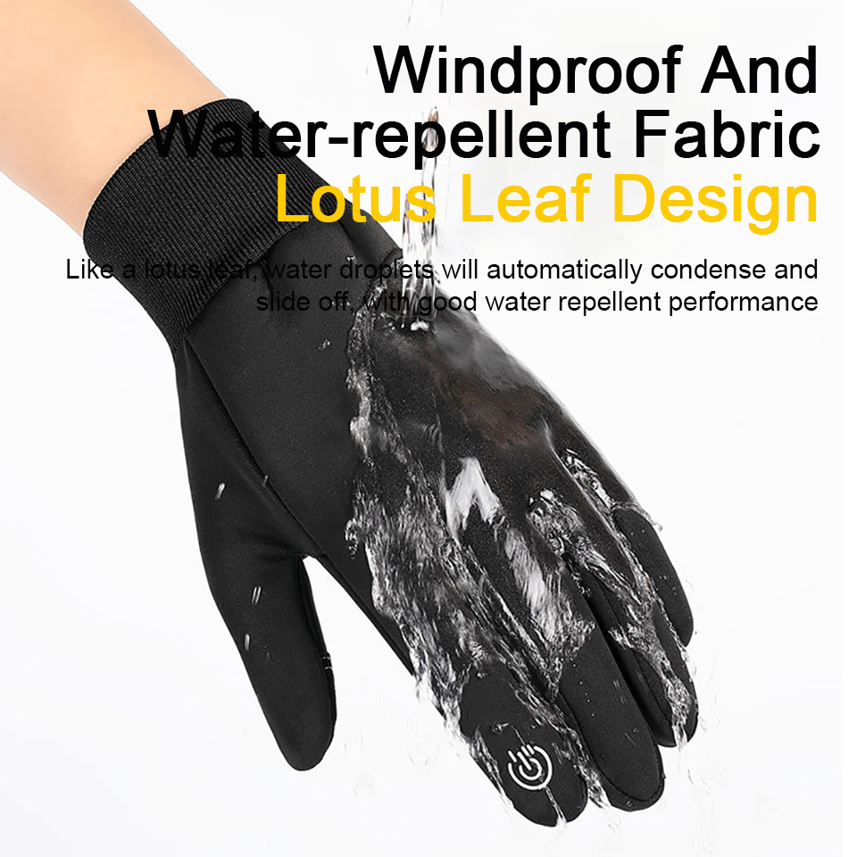 GTUBIKE Autumn Winter Men Wome - Waterproof Mitten Ski recension och pris