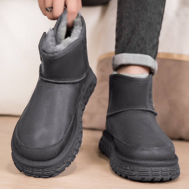 Winter high-top Snow Boots Man - Snow Boot Fur Lined recension och pris