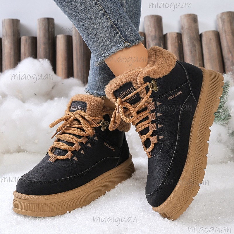 Plus Size 36-41 Winter Snow Bo - Snow Boot Fur Lined recension och pris