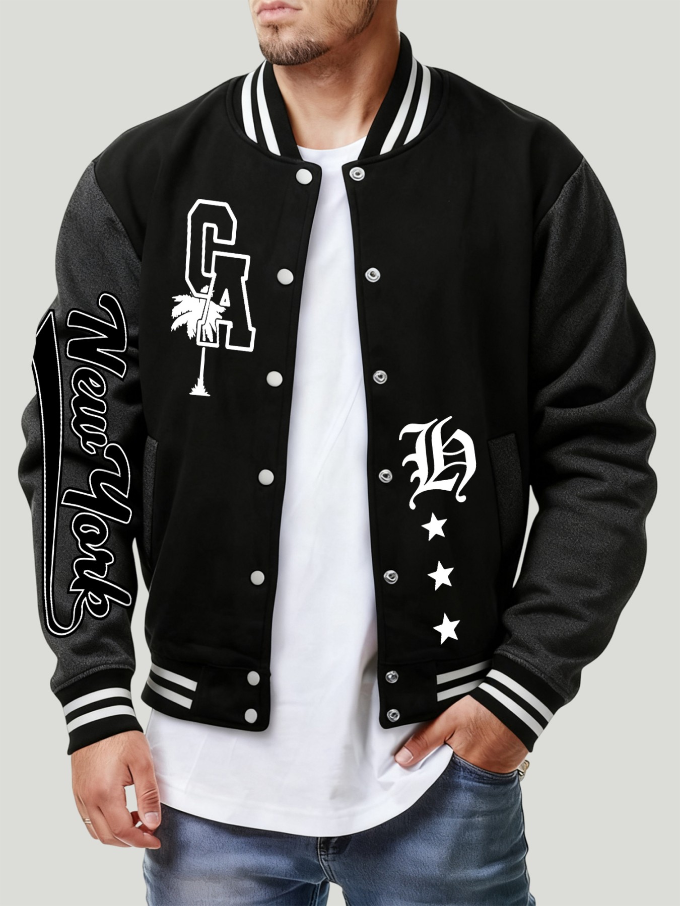 New York Letter Ca Star Patter - Winter Clothing New York recension och pris
