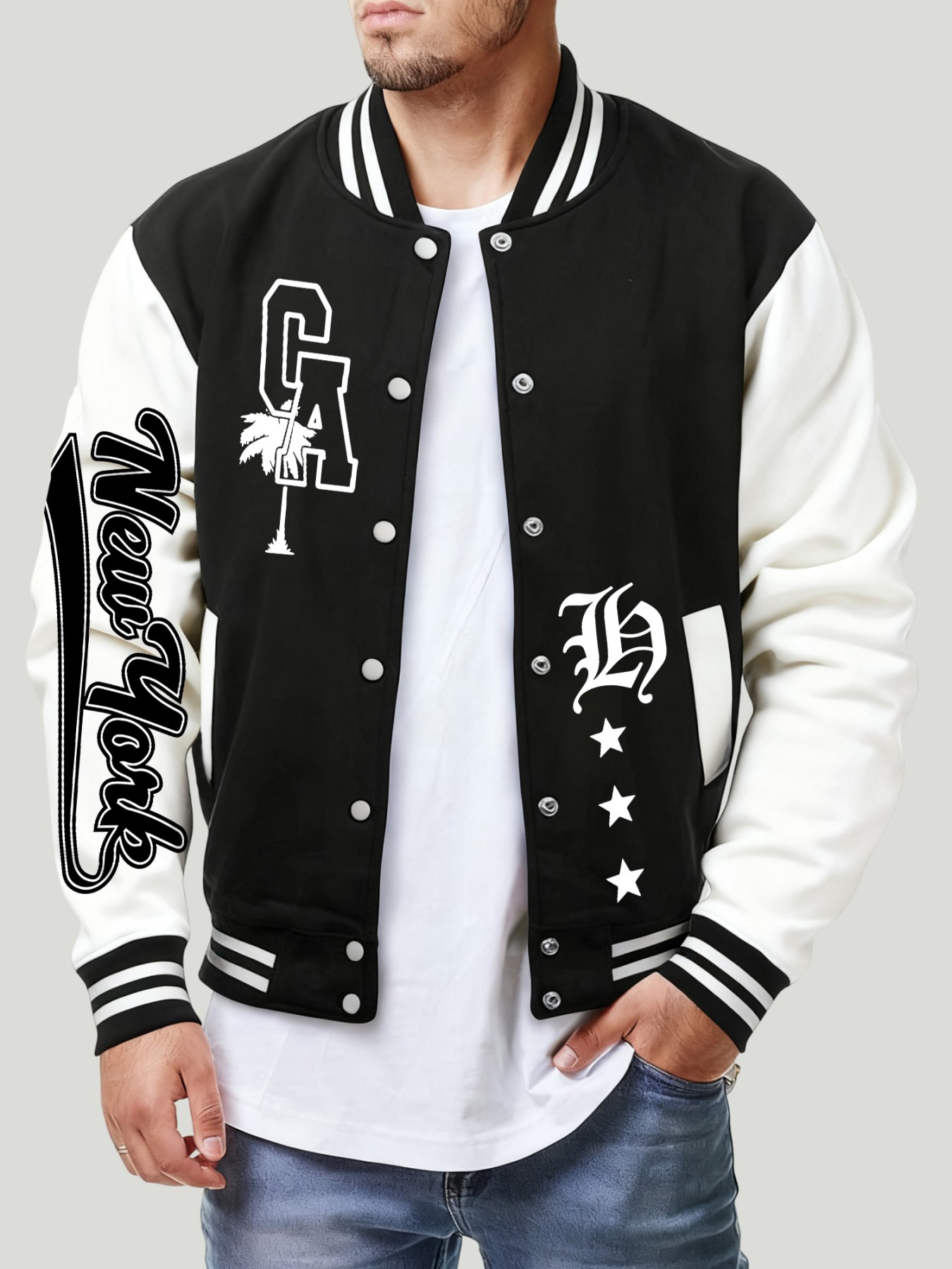 New York Letter Ca Star Patter - Winter Clothing New York recension och pris