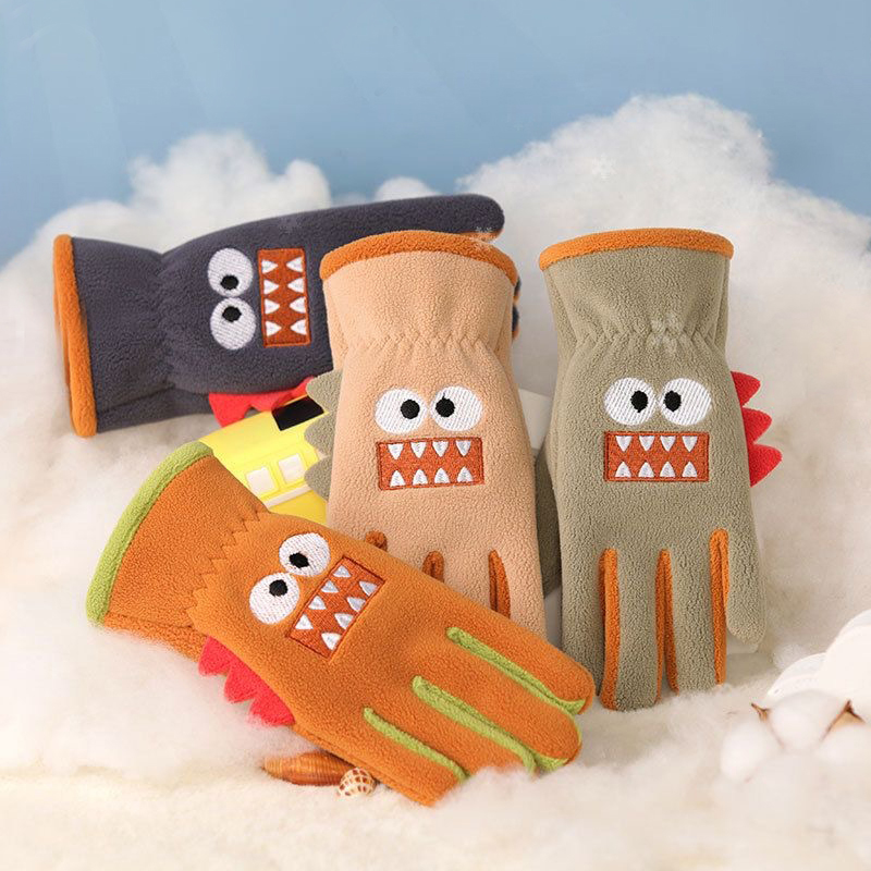 Winter Kids Plush Gloves Outdo - Waterproof Mitten Ski recension och pris