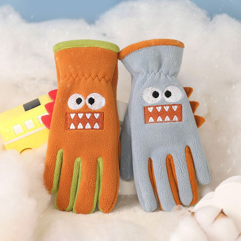 Winter Kids Plush Gloves Outdo - Waterproof Mitten Ski recension och pris