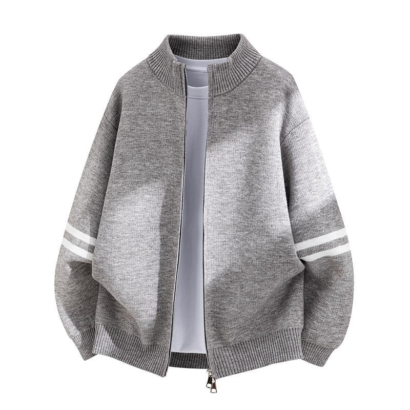 Man Long Sleeved Knitted Cardi - Winter Clothing Trends recension och pris