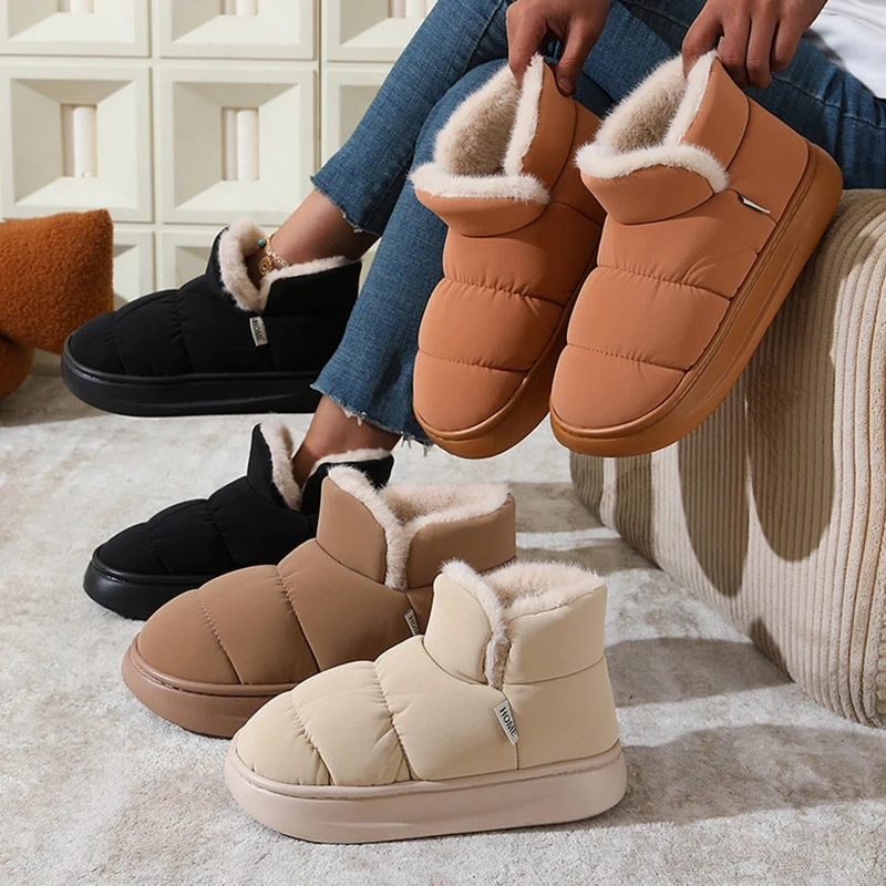 2027 Winter Non Slip Thick Sol - Snow Boot Fur Lined recension och pris