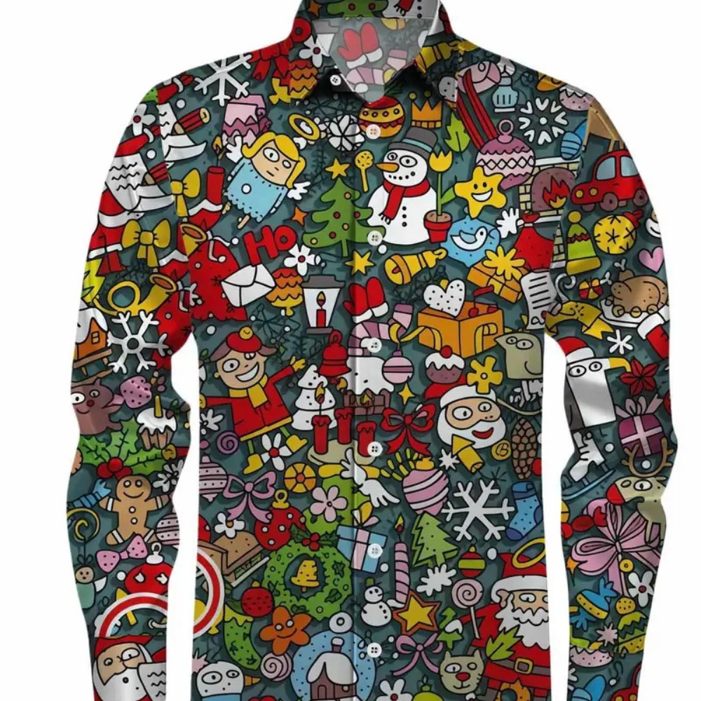 Men's Long-Sleeved Christmas P - Winter Clothing Gift Ideas recension och pris