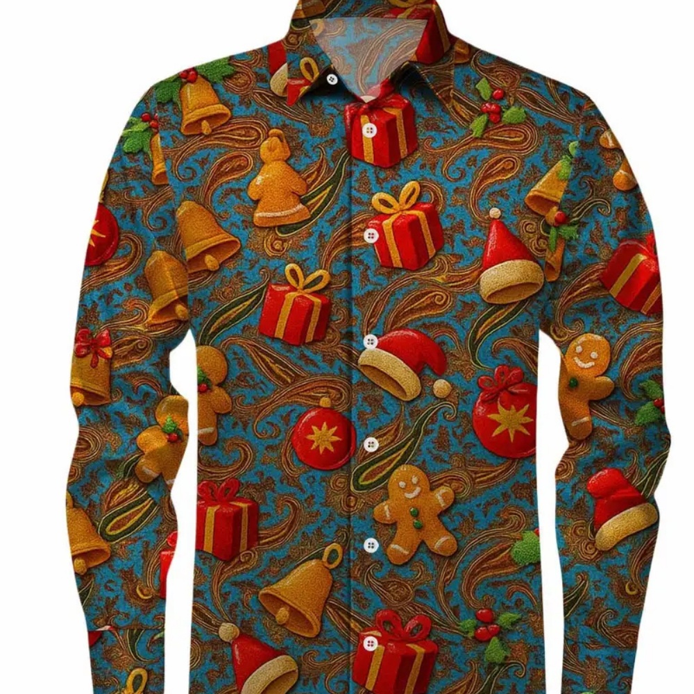 Men's Long-Sleeved Christmas P - Winter Clothing Gift Ideas recension och pris