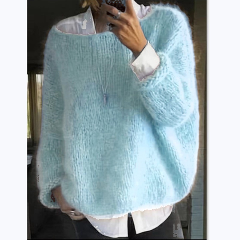 Fluffy Sweater Women Autumn Wi - Winter Clothing Trends recension och pris